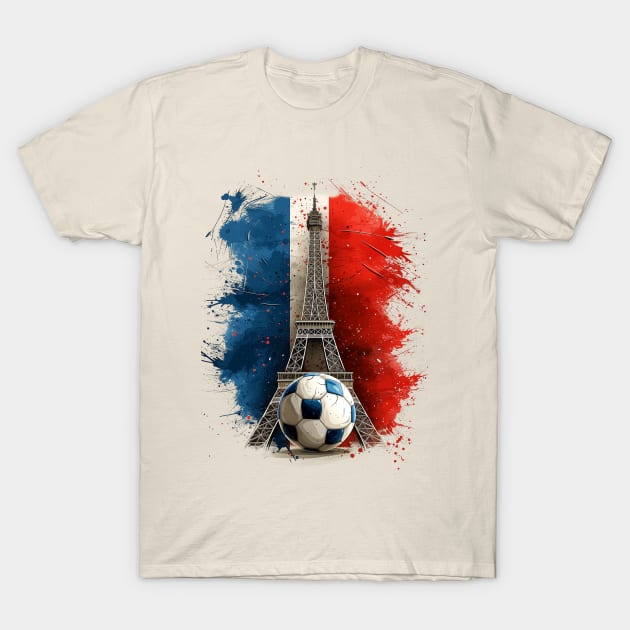 France Soccer T-Shirt by Completely Mental